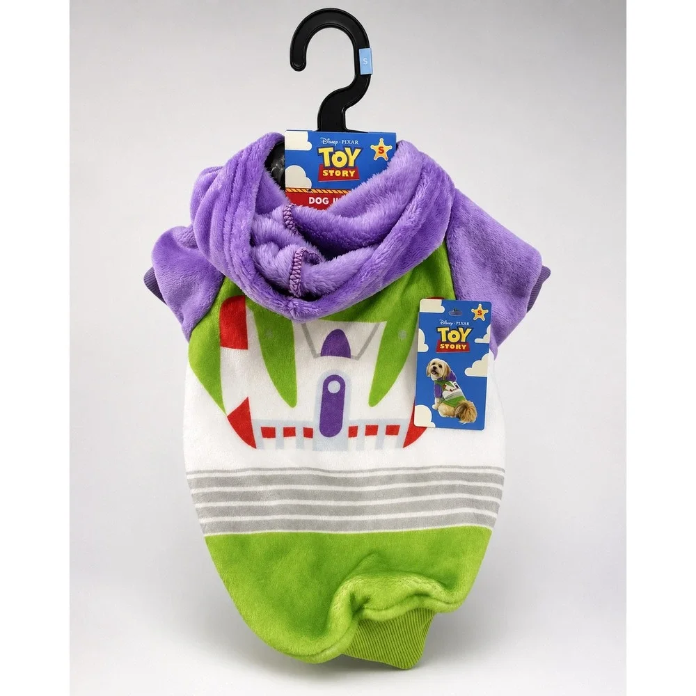 Disney Pixar Toy Story Buzz Lightyear Dog Hoodie Costume Size Small